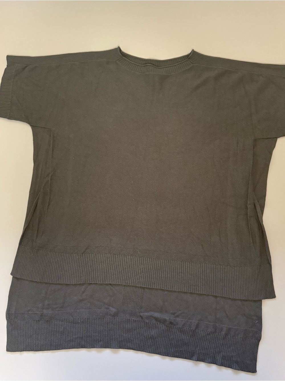 Lululemon‎ Short Sleeve “be at ease” poncho sweater one size. G27